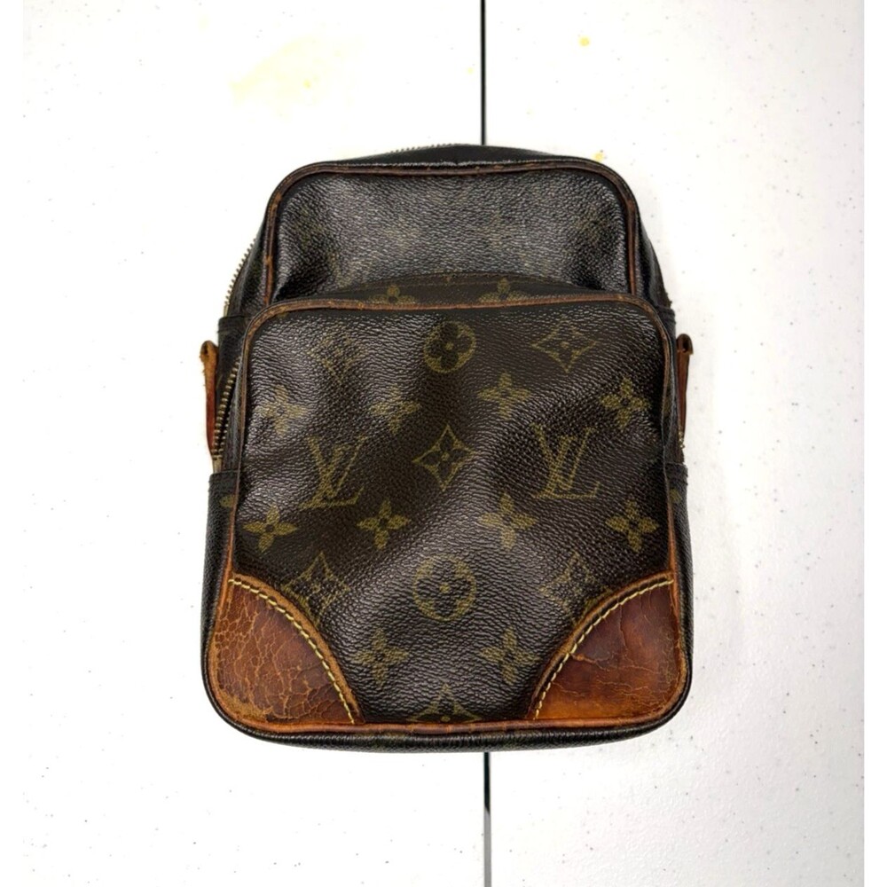 Louis Vuitton Monogram Amazone Deconstructed Parts Bag Missing Pieces Vintage